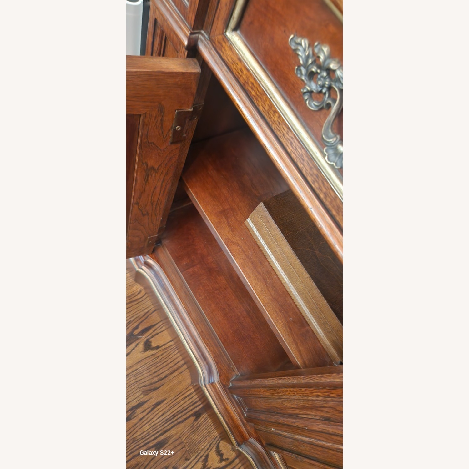 Drexel Hampshire Dark Brown Wood Armoire - image-14