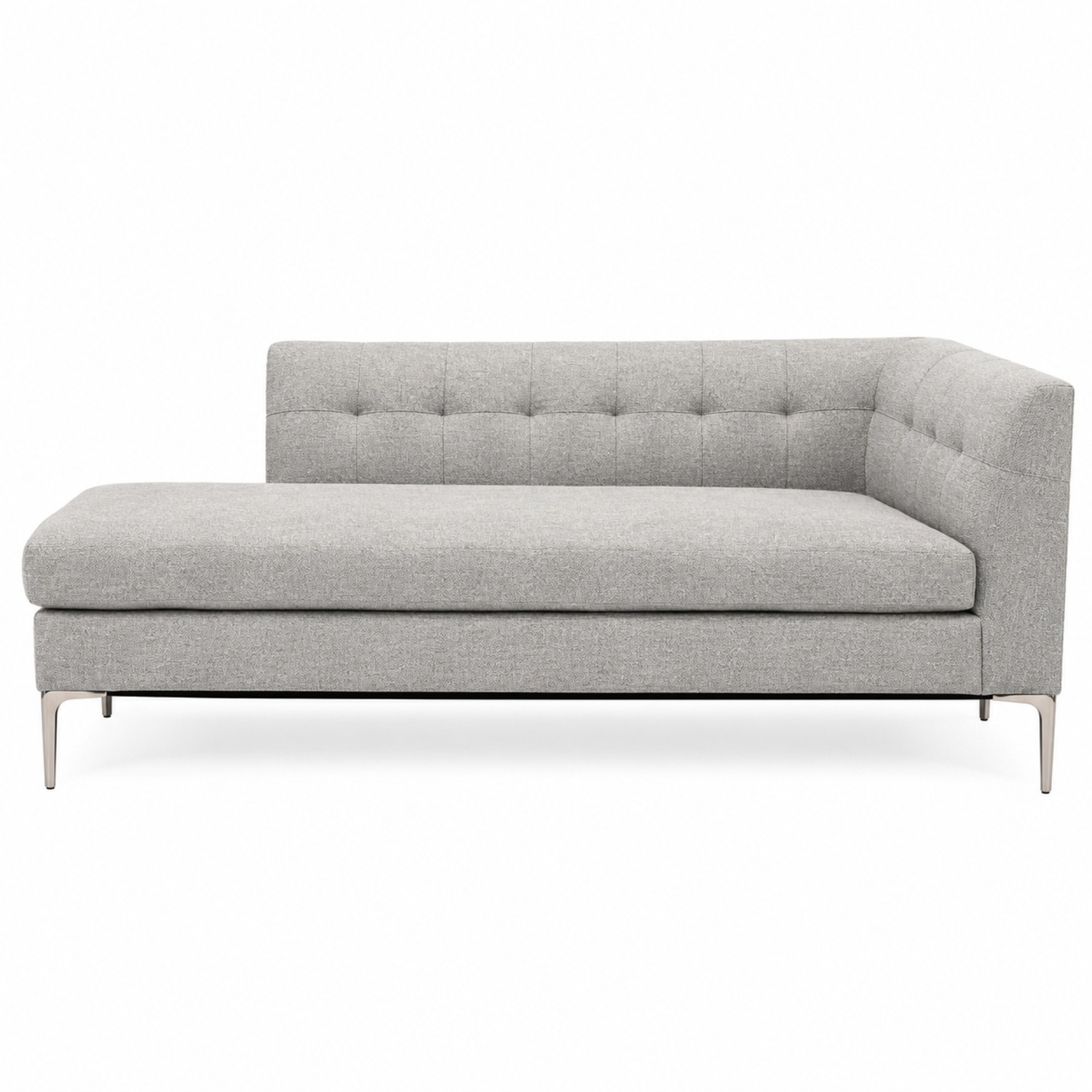 CB2 Holden Light Gray Fabric Right Arm Loveseat - image-8