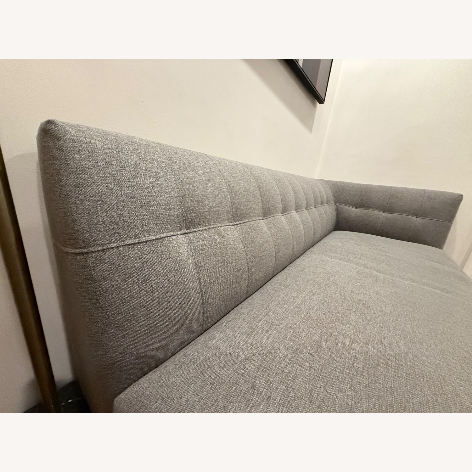CB2 Holden Light Gray Fabric Right Arm Loveseat - image-7