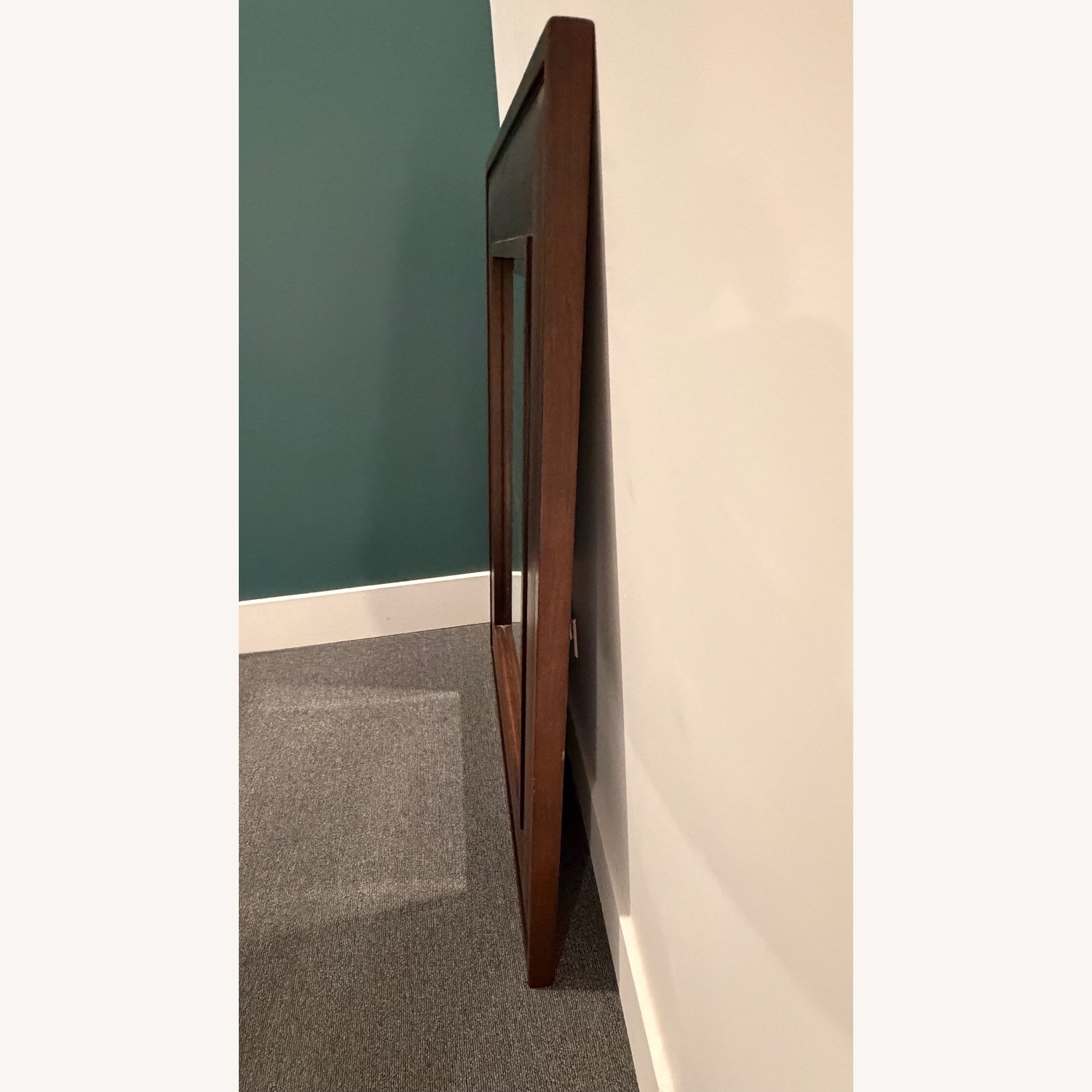 Pottery Barn Sumatra Dark Brown Wood Wall Mirror - image-3