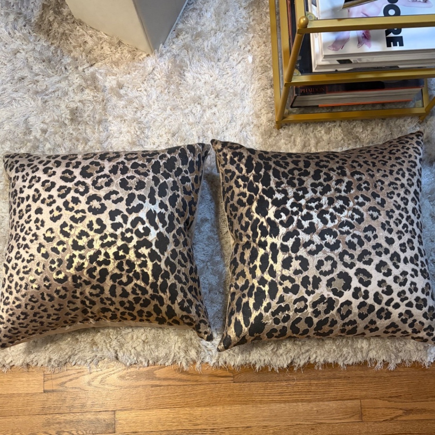 Wayfair Chic Leopard Velvet Pillows - image-3