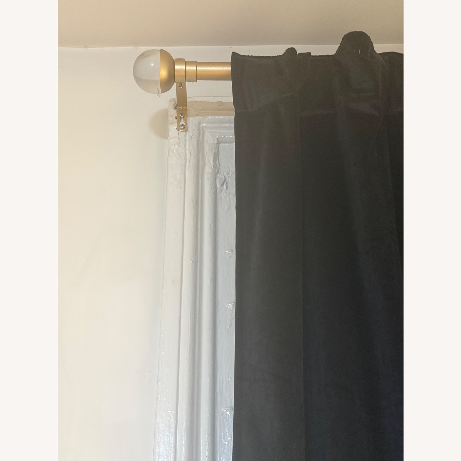 Gold and Glass Curtain Rods  - image-2