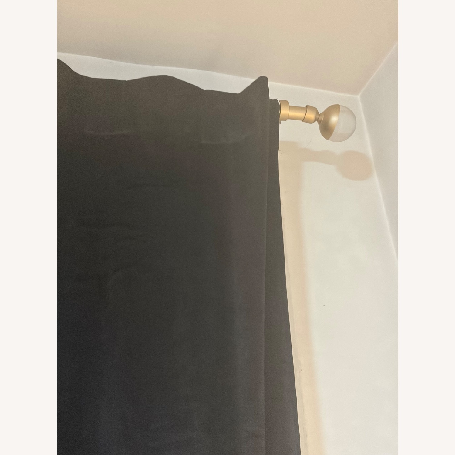 Gold and Glass Curtain Rods  - image-3