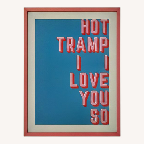Used David Bowie Lyric Print Professional Framing  for sale on AptDeco