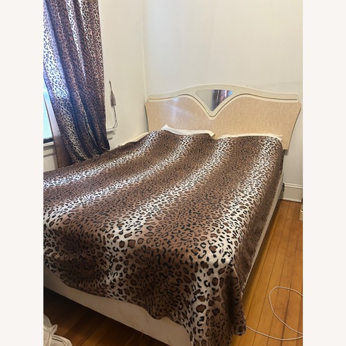 Used Headboard With Metal Frame for sale on AptDeco