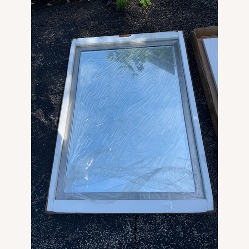 Used Pottery Barn Studio Mirror Metal Wall Mirror for sale on AptDeco