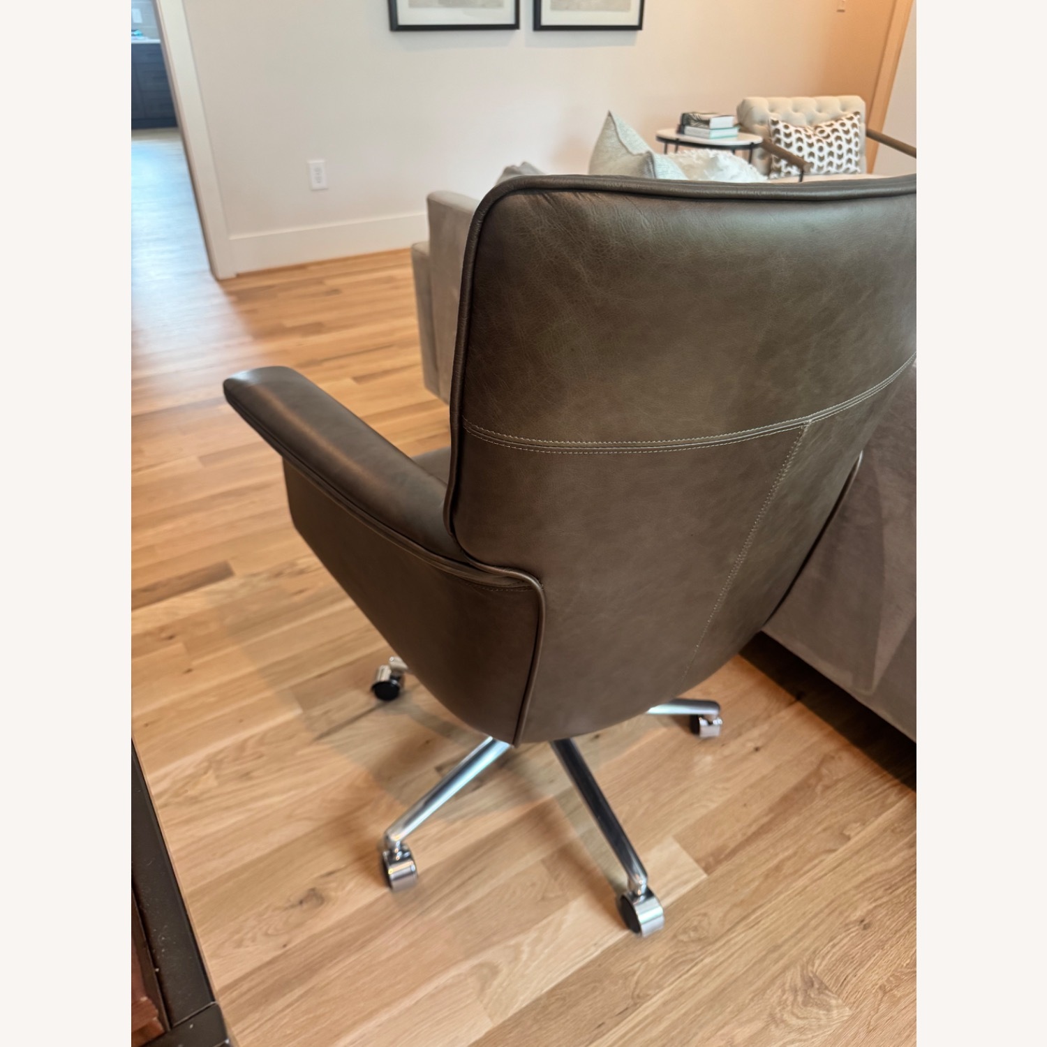 Four Hands Humphrey Office Chair Sonoma Olive - image-3