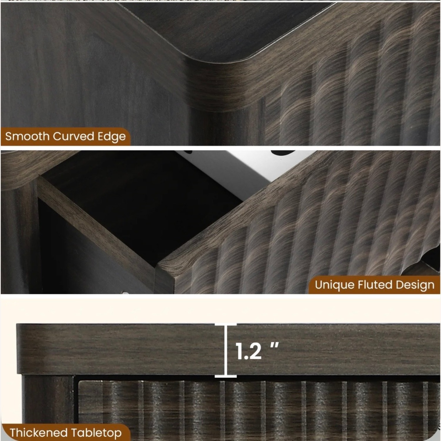 Wayfair Dark Brown Dresser - image-5