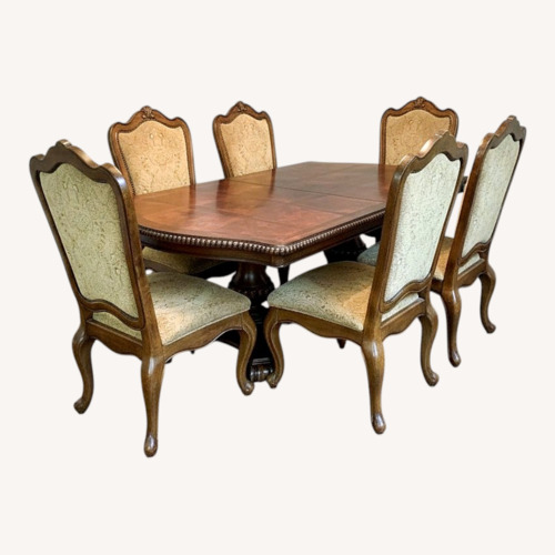 Used Peter Andrews Dark Brown Wood Dining Sets for sale on AptDeco