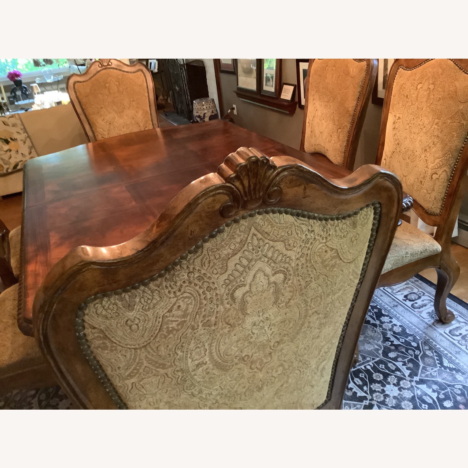 Peter Andrews Dark Brown Wood Dining Sets - image-8
