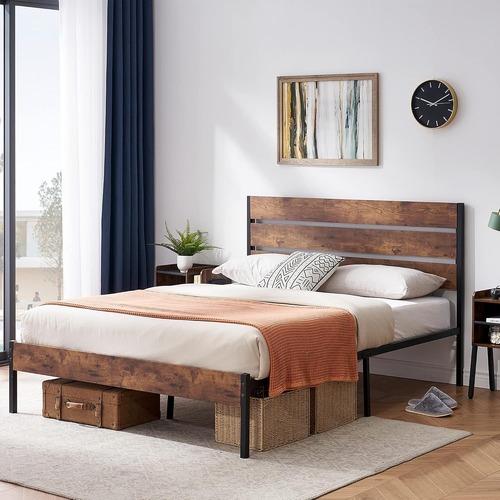 Used VECELO Queen Size Bed Frame for sale on AptDeco