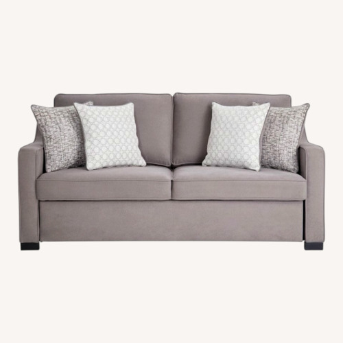 Used Bob's Discount Furniture Light Gray Sleeper Sofa for sale on AptDeco