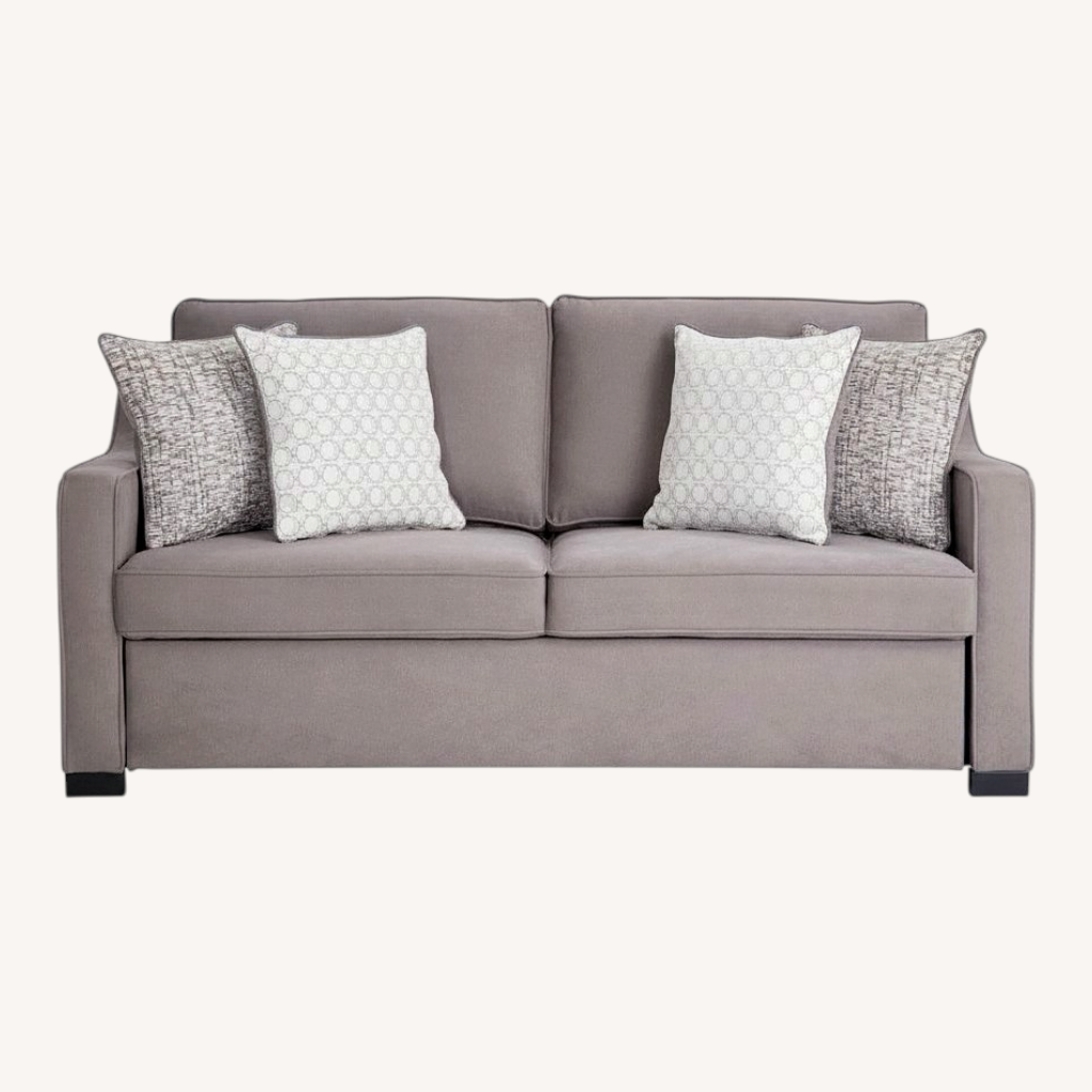 Image of Bob's Discount Furniture Light Gray Sleeper Sofa