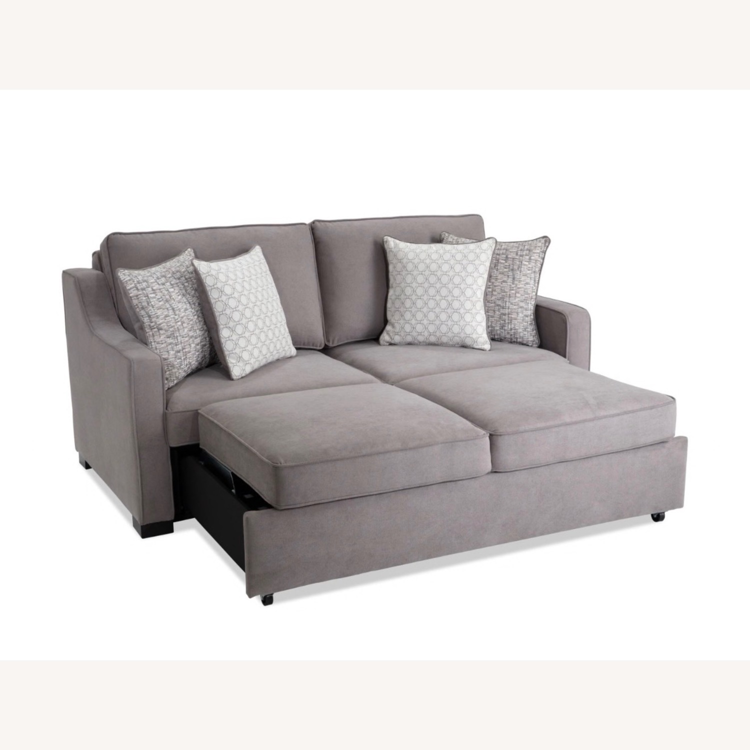 Bob's Discount Furniture Light Gray Sleeper Sofa - image-5