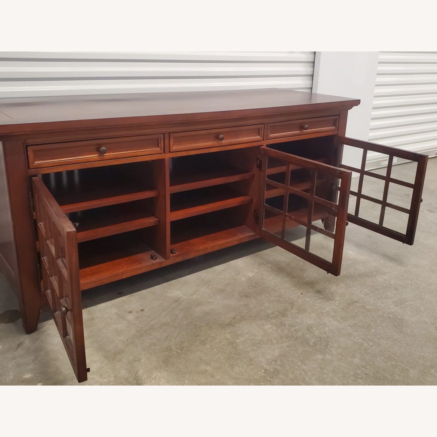 Hooker Furniture Corporation Dark Brown Sideboard - image-13