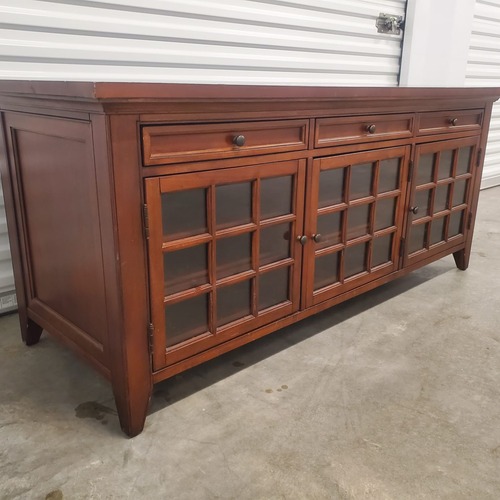 Used Hooker Furniture Corporation Dark Brown Sideboard for sale on AptDeco