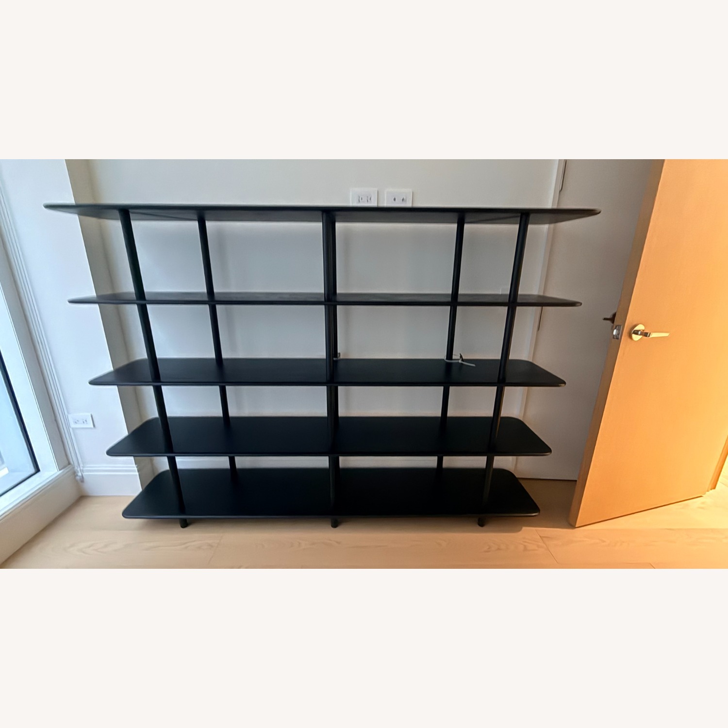 Design Within Reach Black Wood Bookcase - image-1