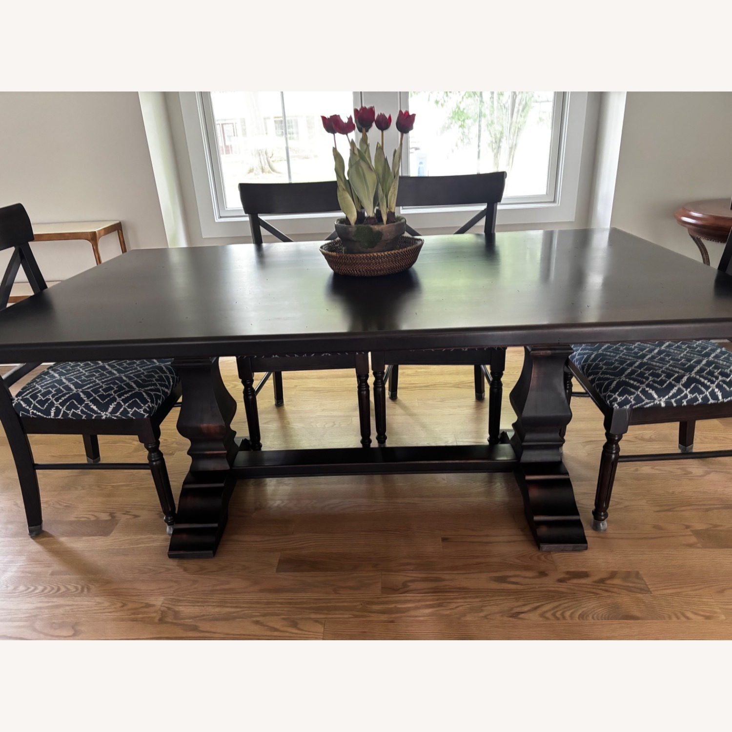 Bassett Harvest Wood Dining Table + 6 Chairs - image-1