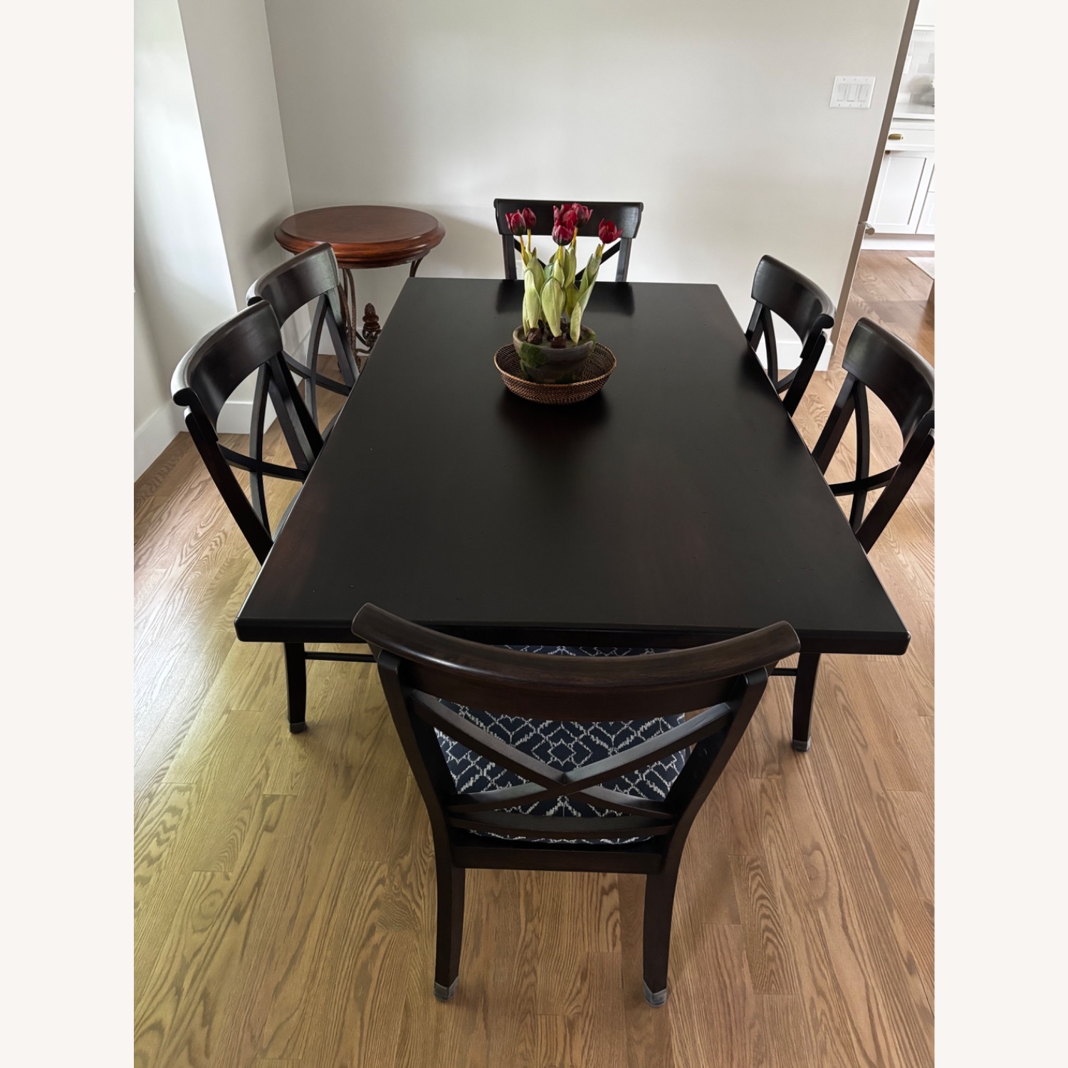 Bassett Harvest Wood Dining Table + 6 Chairs - image-3