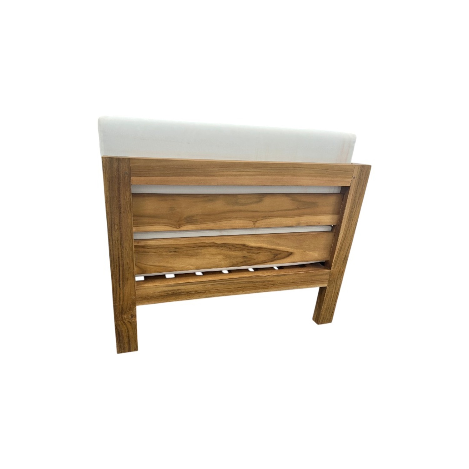 Modway Upland Outdoor Patio Teak Wood Corner Chair - image-18