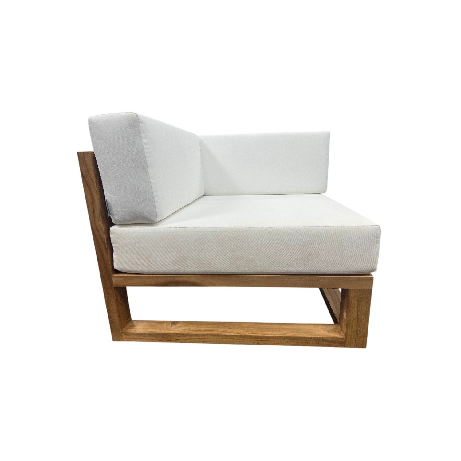 Modway Upland Outdoor Patio Teak Wood Corner Chair - image-16