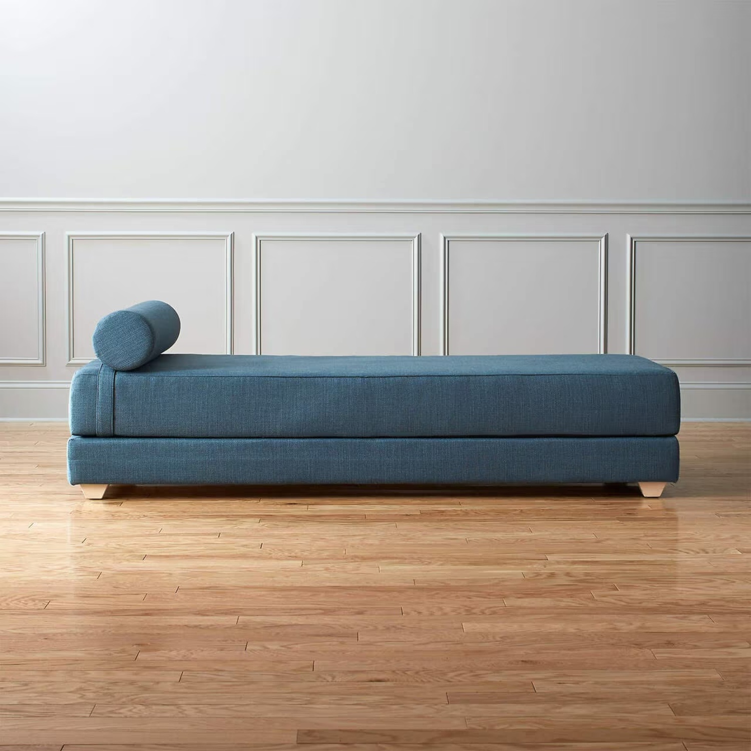 CB2 Lubi Blue Fabric Daybed - image-4