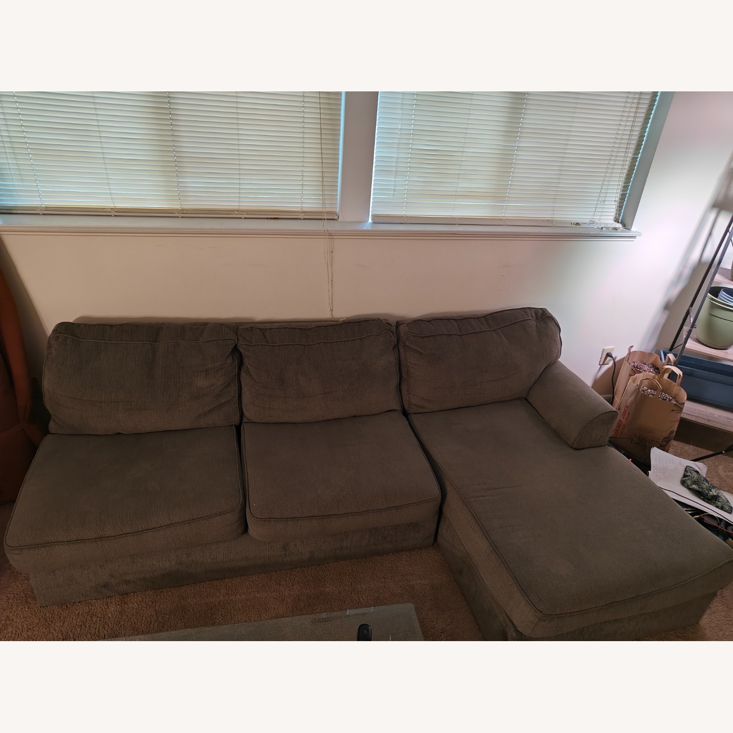 Ashley Furniture Gray L Sectional - image-1