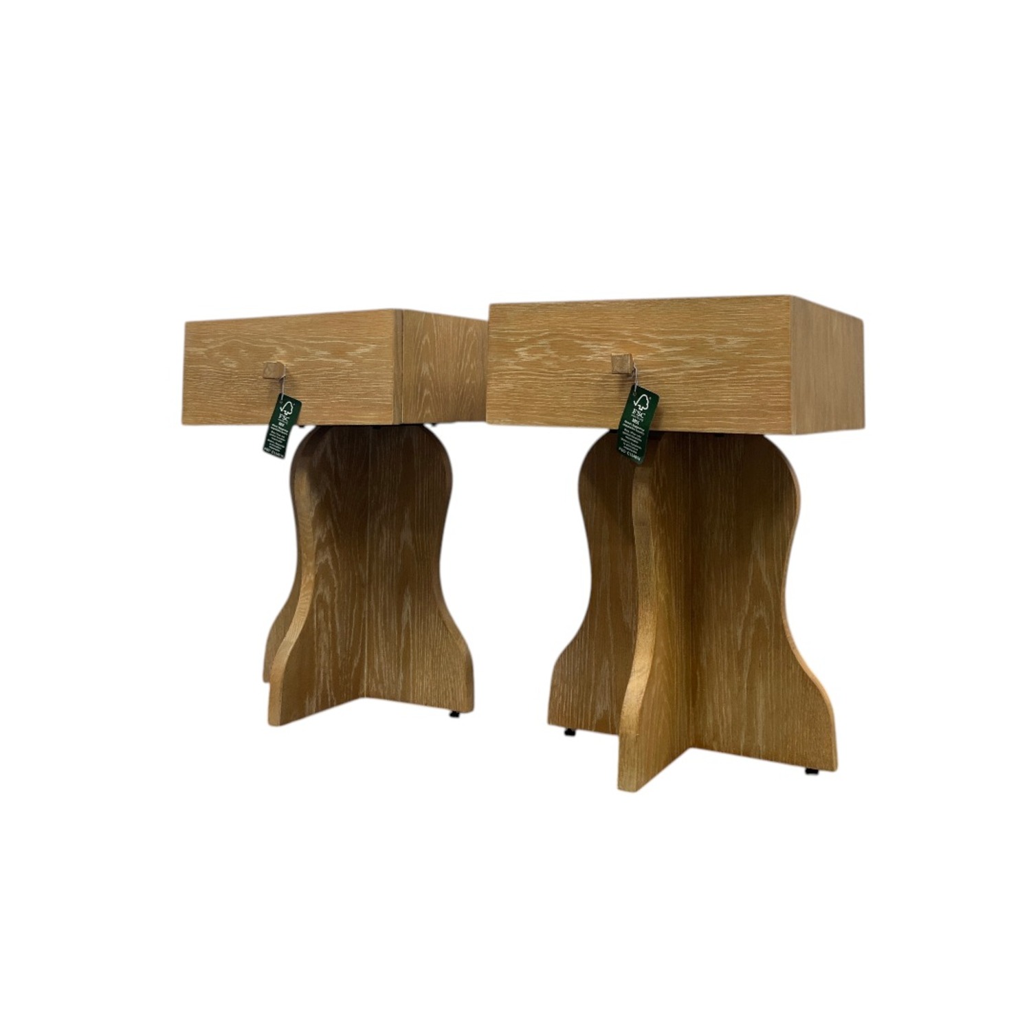 Lulu and Georgia Hourglass Nightstand Set of 2 - image-17