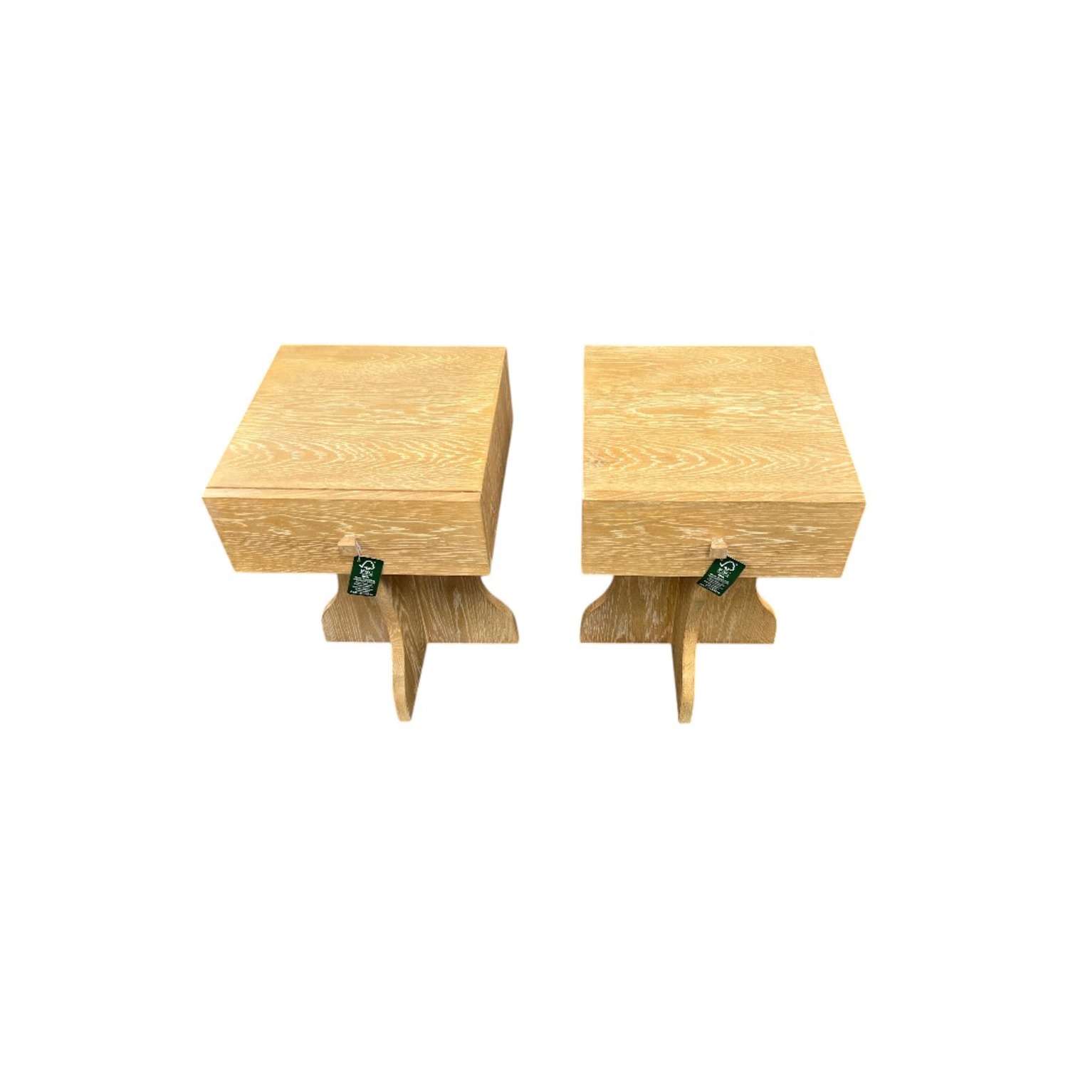 Lulu and Georgia Hourglass Nightstand Set of 2 - image-3