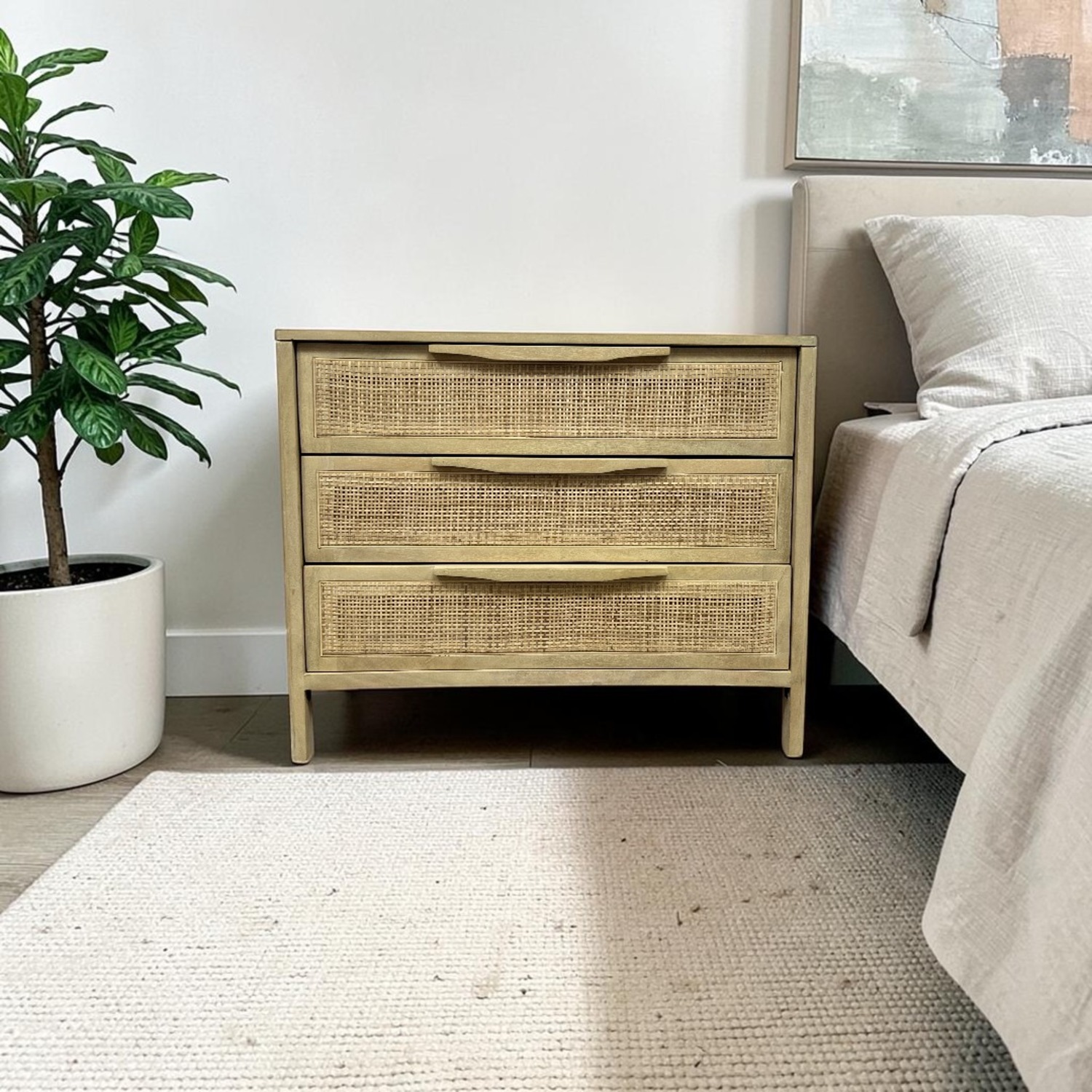 Lulu and Georgia Hannah 3-Drawer Nightstand - image-1