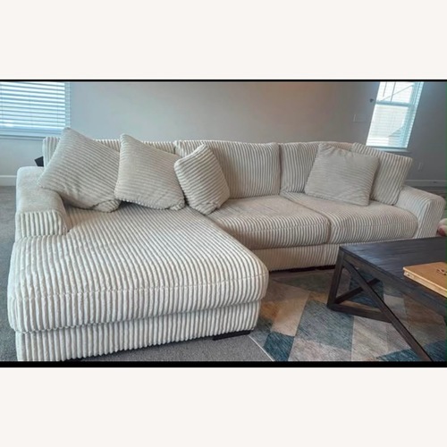 Used Ashley Furniture Lindyn 3-Piece Modular Sofa with Chaise for sale on AptDeco