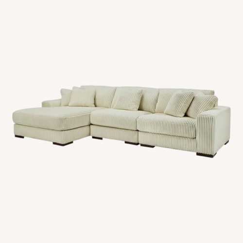 Used Ashley Furniture Lindyn 3-Piece Modular Sofa with Chaise for sale on AptDeco