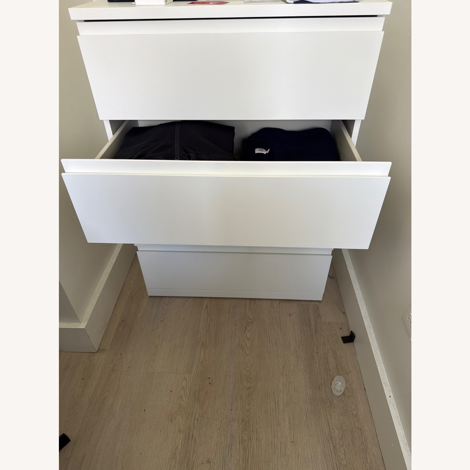IKEA Storklinta White Wood Dresser - image-4