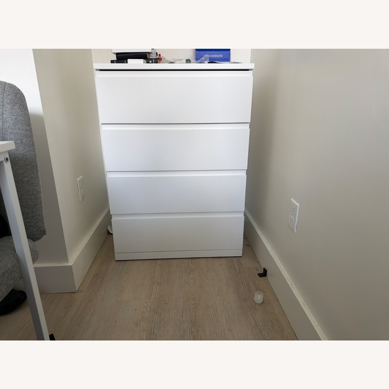 IKEA Storklinta White Wood Dresser - image-3