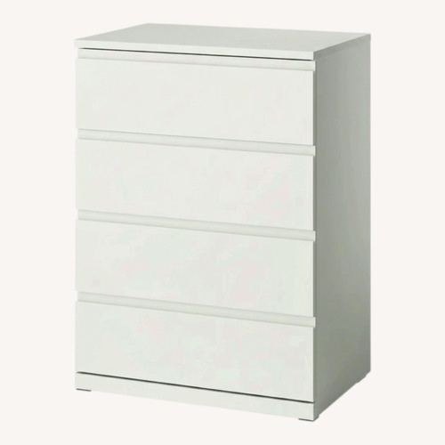Used IKEA Storklinta White Wood Dresser for sale on AptDeco