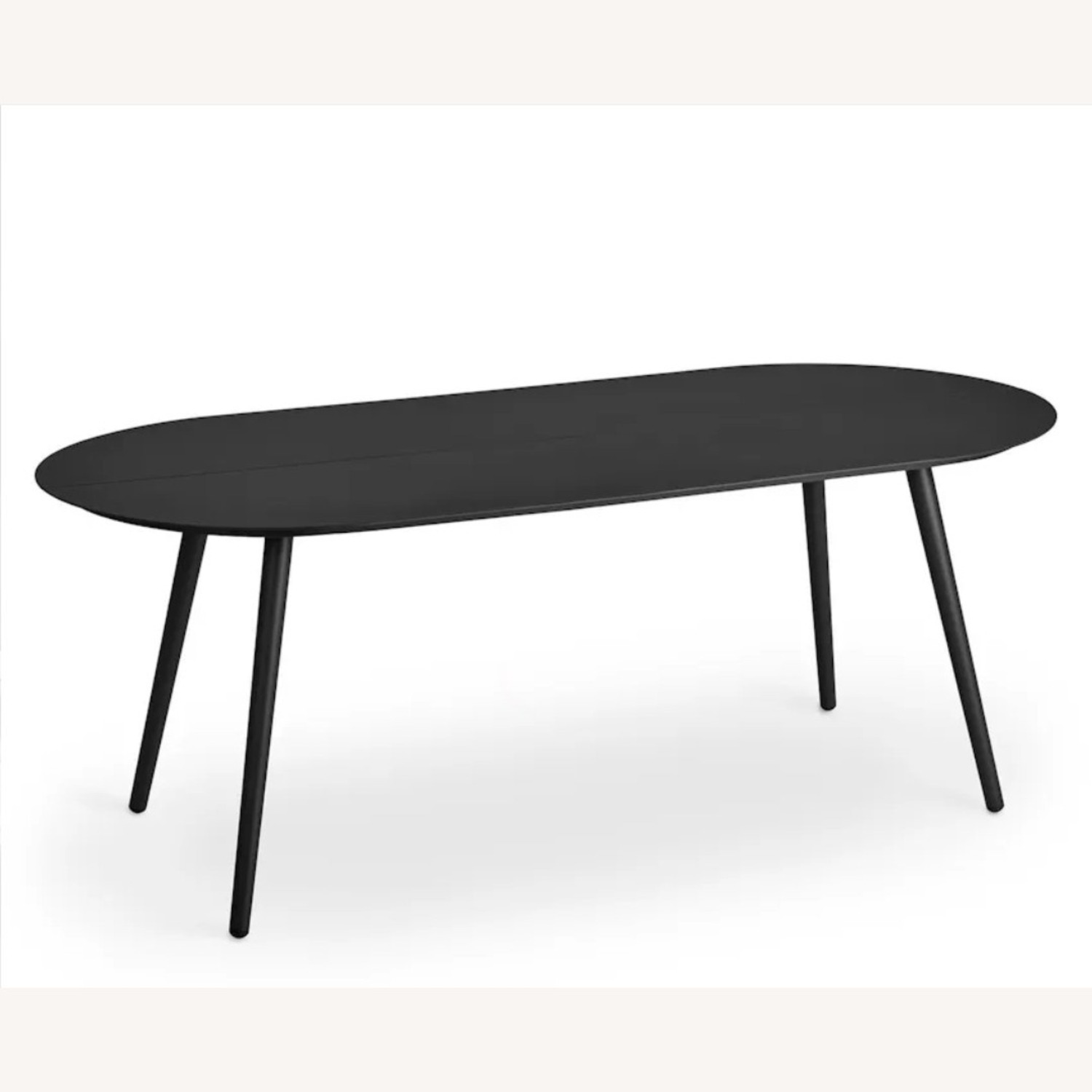 Article Black Metal Dining Table - image-4