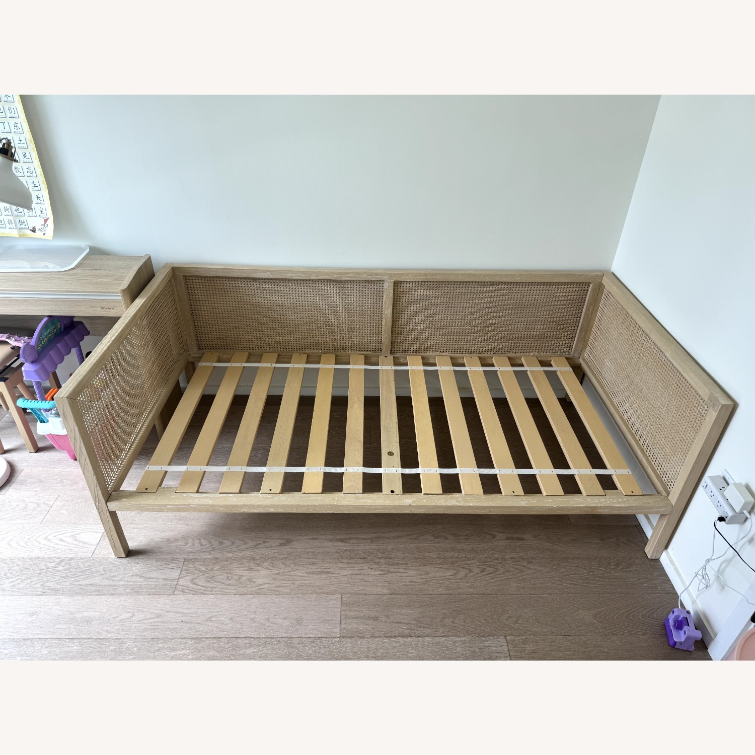 CB2 Boho Daybed Natural Wood Twin Bed - image-2