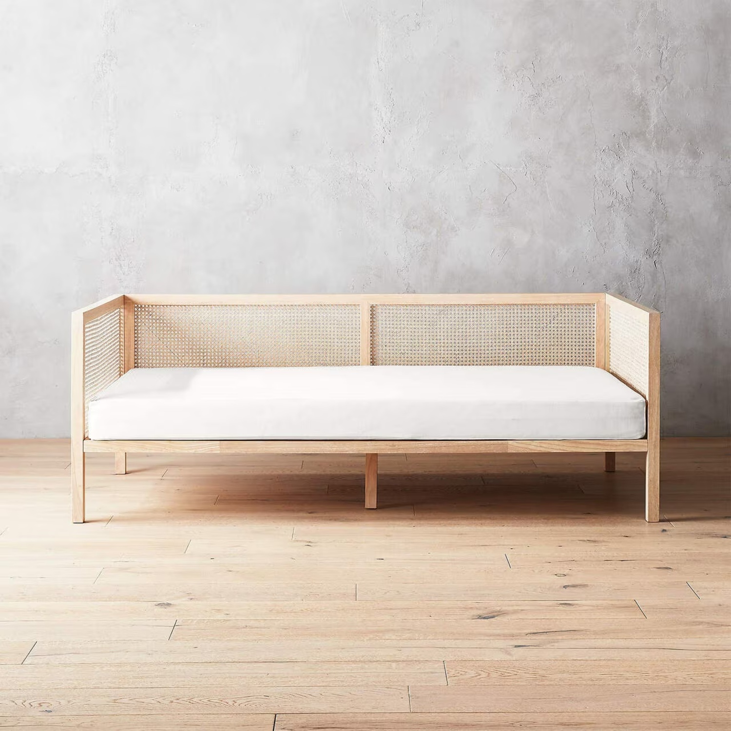 CB2 Boho Daybed Natural Wood Twin Bed - image-4