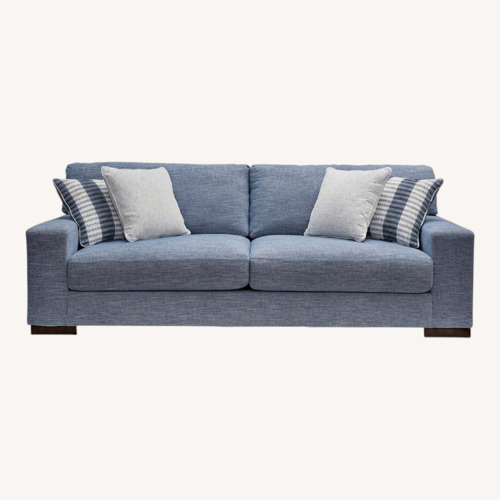 Used Ashley Furniture 2 Seater Sofa with Ottoman for sale on AptDeco