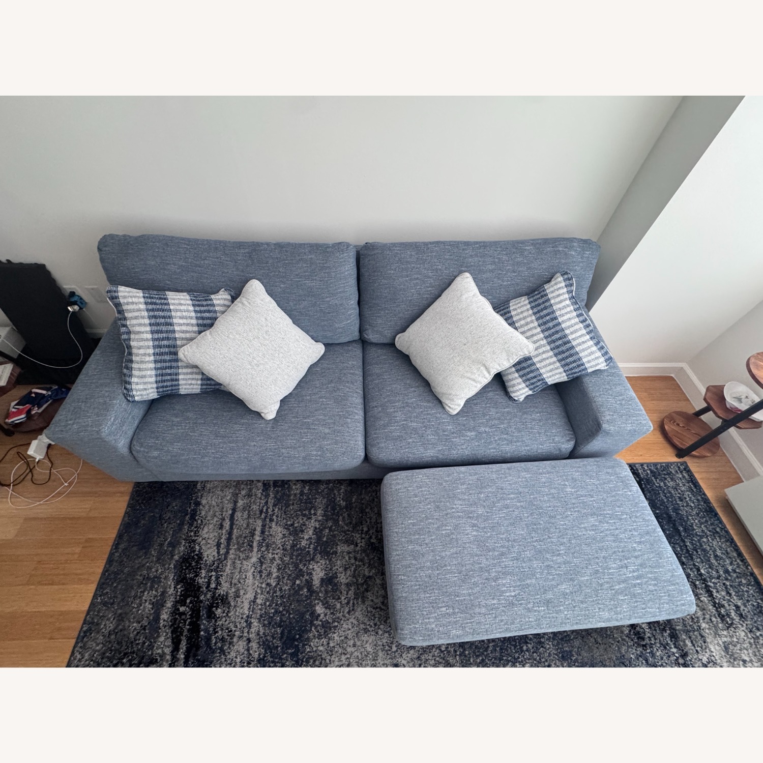 Ashley Furniture 2 Seater Sofa with Ottoman - image-2