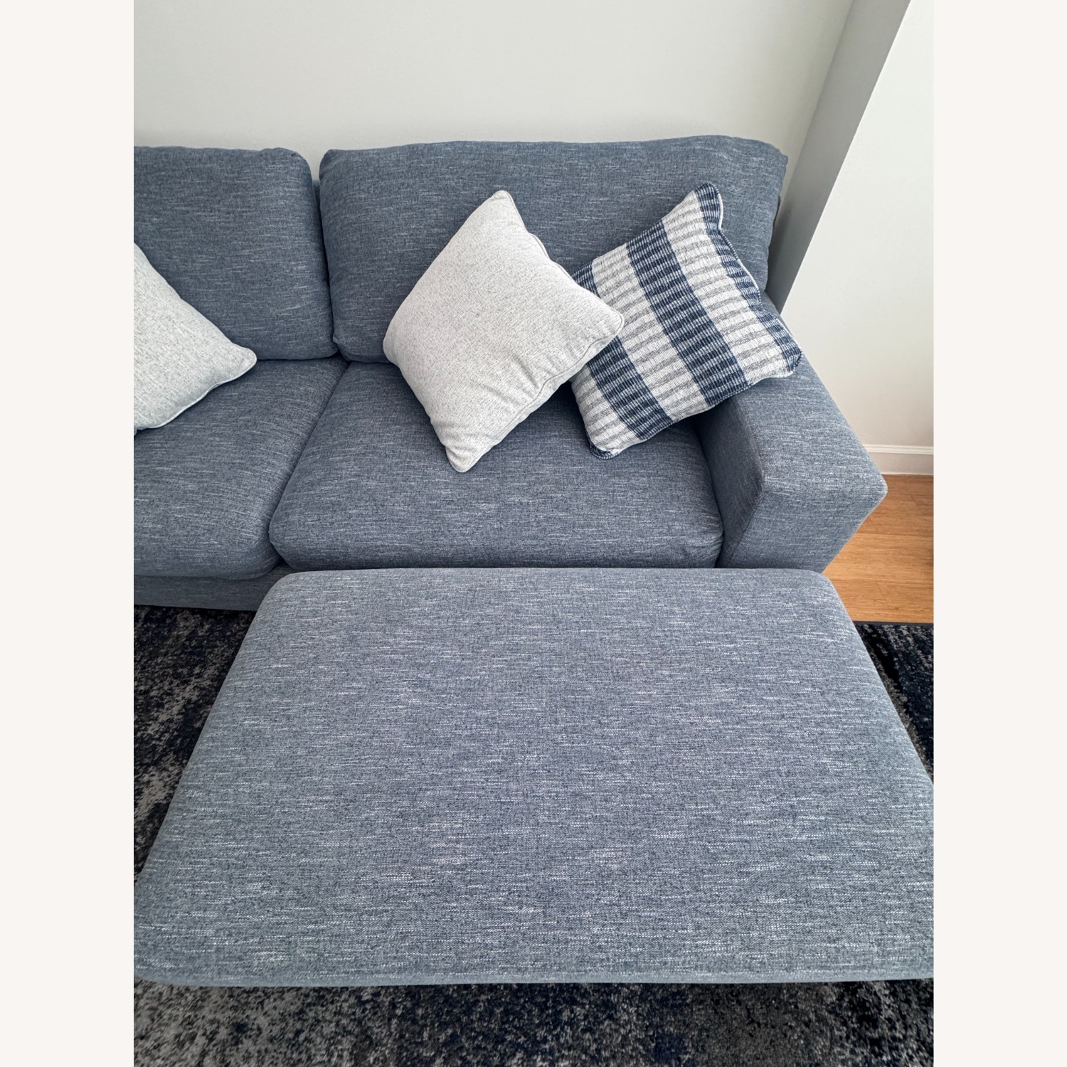 Ashley Furniture 2 Seater Sofa with Ottoman - image-4