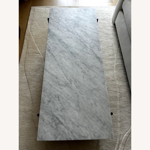 Used West Elm Pierce Marble Coffee Table (47.5") for sale on AptDeco
