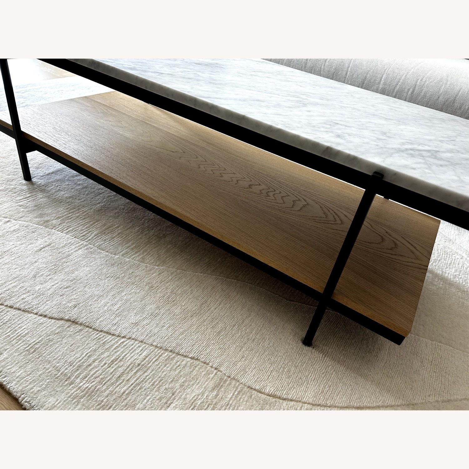 West Elm Pierce Marble Coffee Table (47.5") - image-2