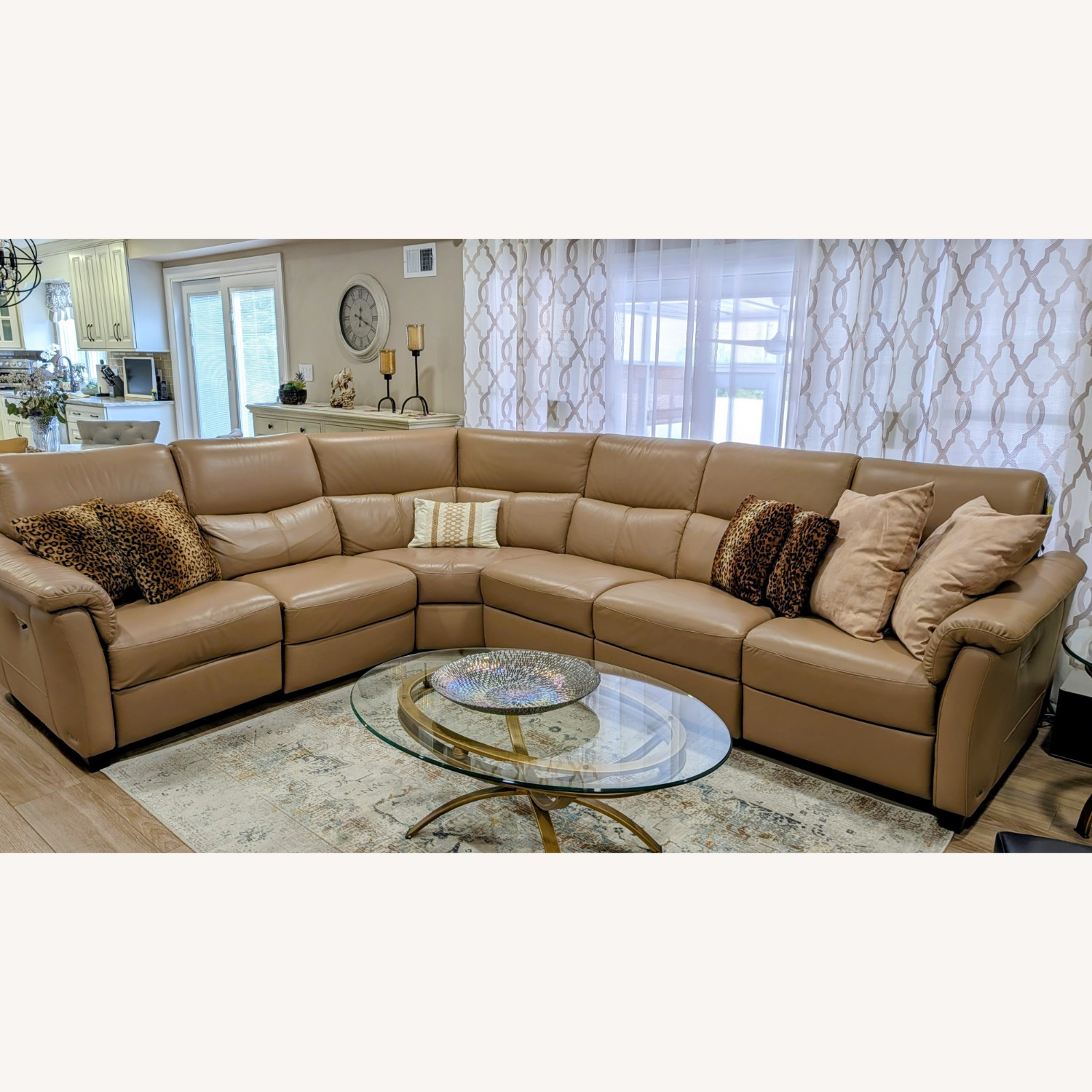 Natuzzi Giulivio Leather Sectional - image-3