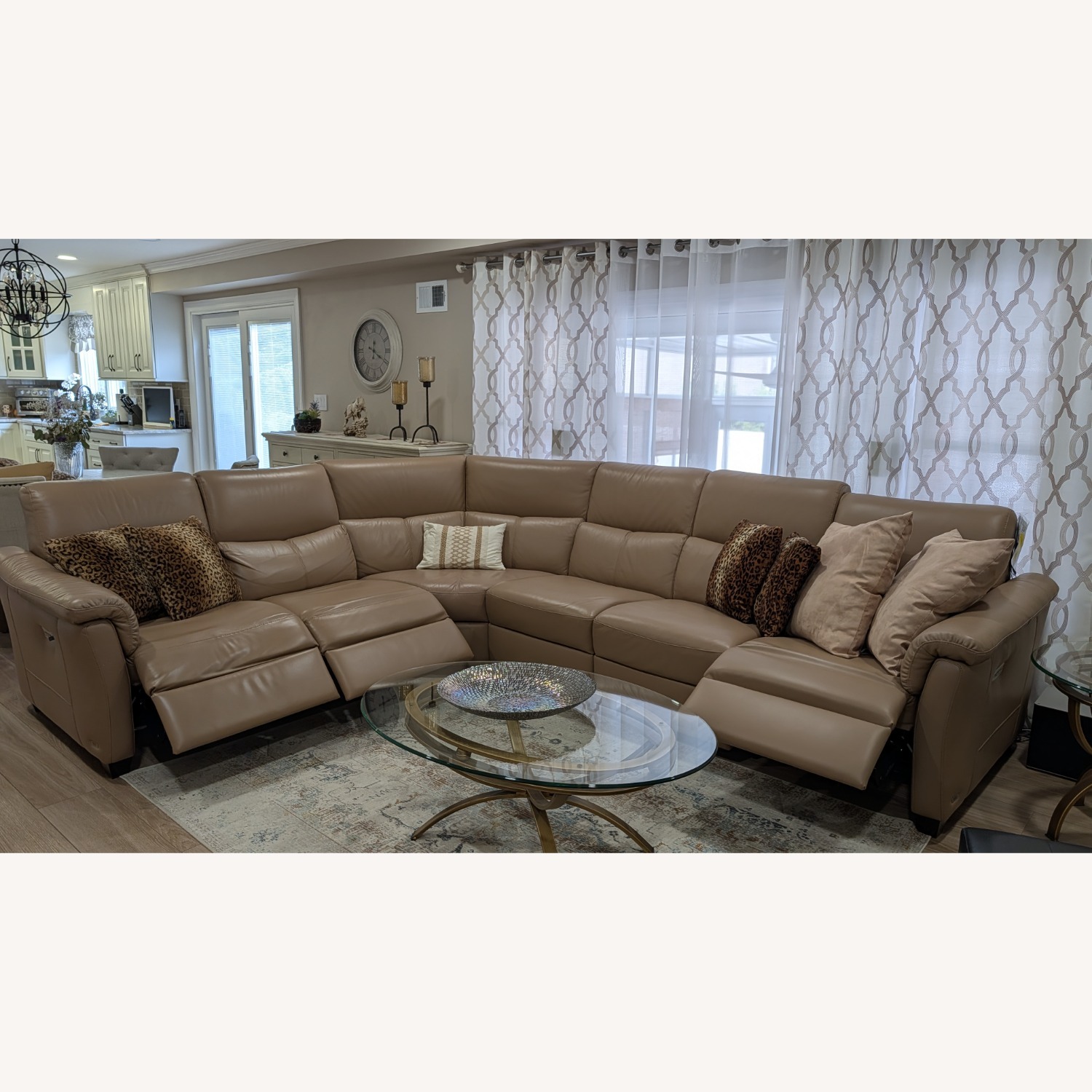 Natuzzi Giulivio Leather Sectional - image-2