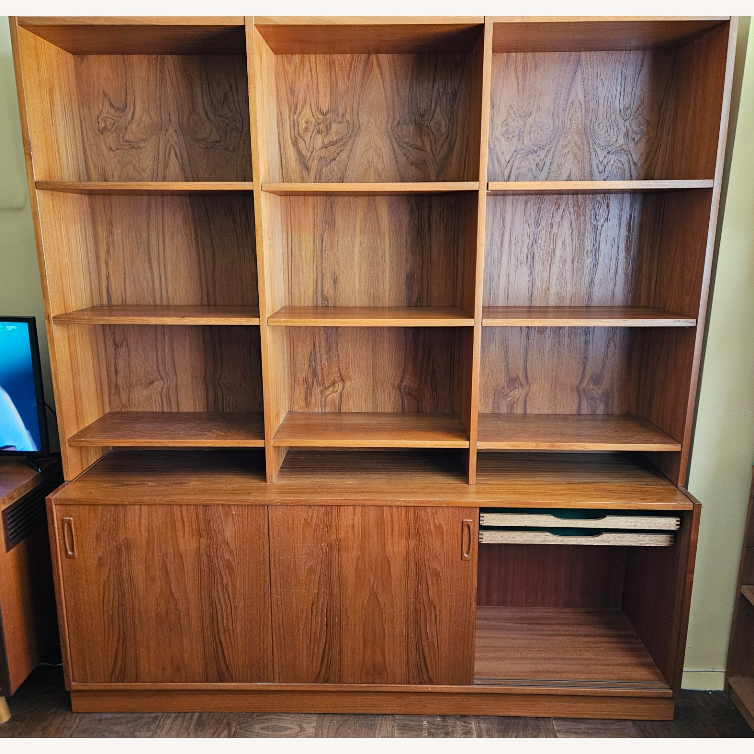 Vintage/Antique Wood Wall Unit - image-4