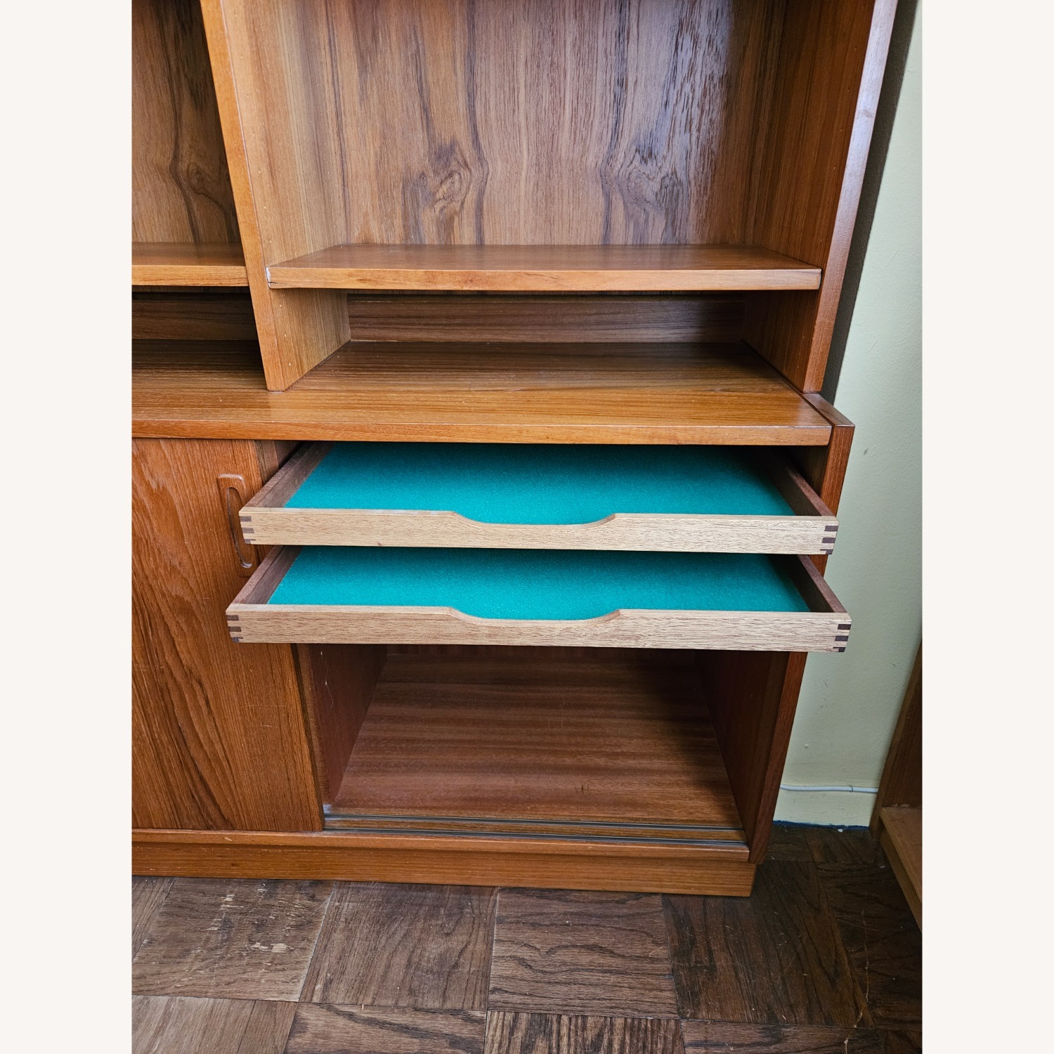 Vintage/Antique Wood Wall Unit - image-5