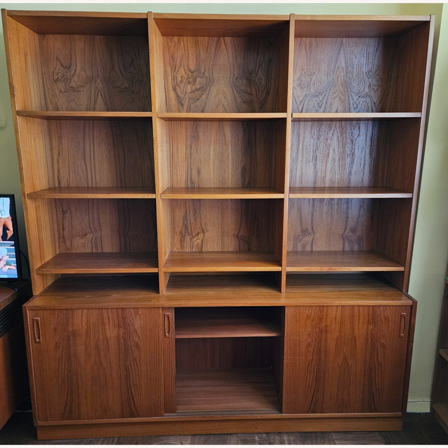 Vintage/Antique Wood Wall Unit - image-3