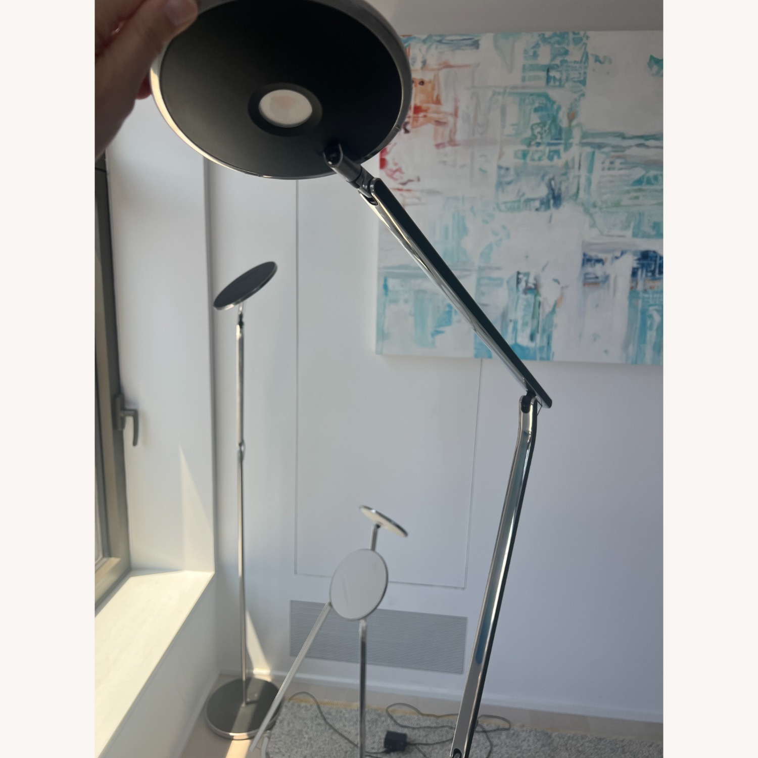 Humanscale Infinity Light Gray Floor Lamp - image-2