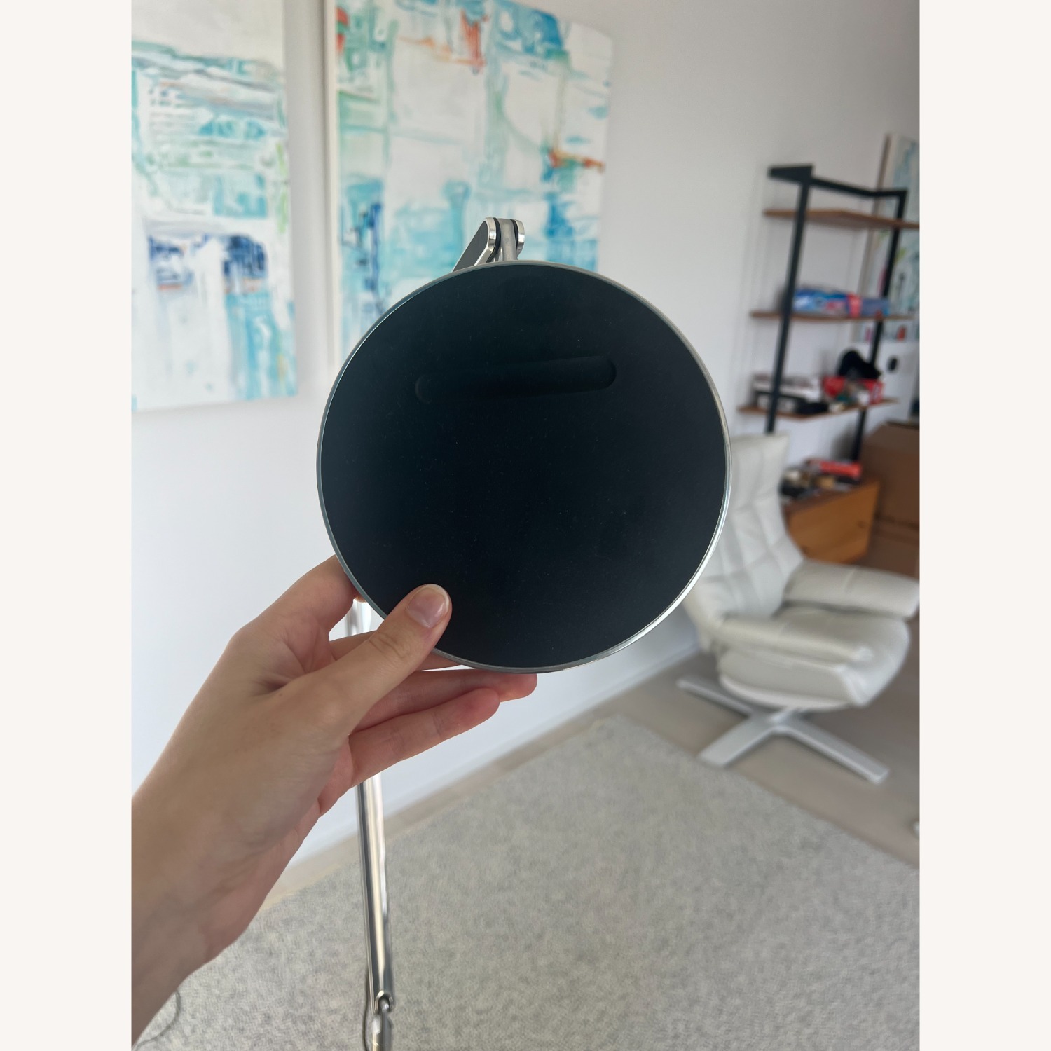 Humanscale Infinity Light Gray Floor Lamp - image-1